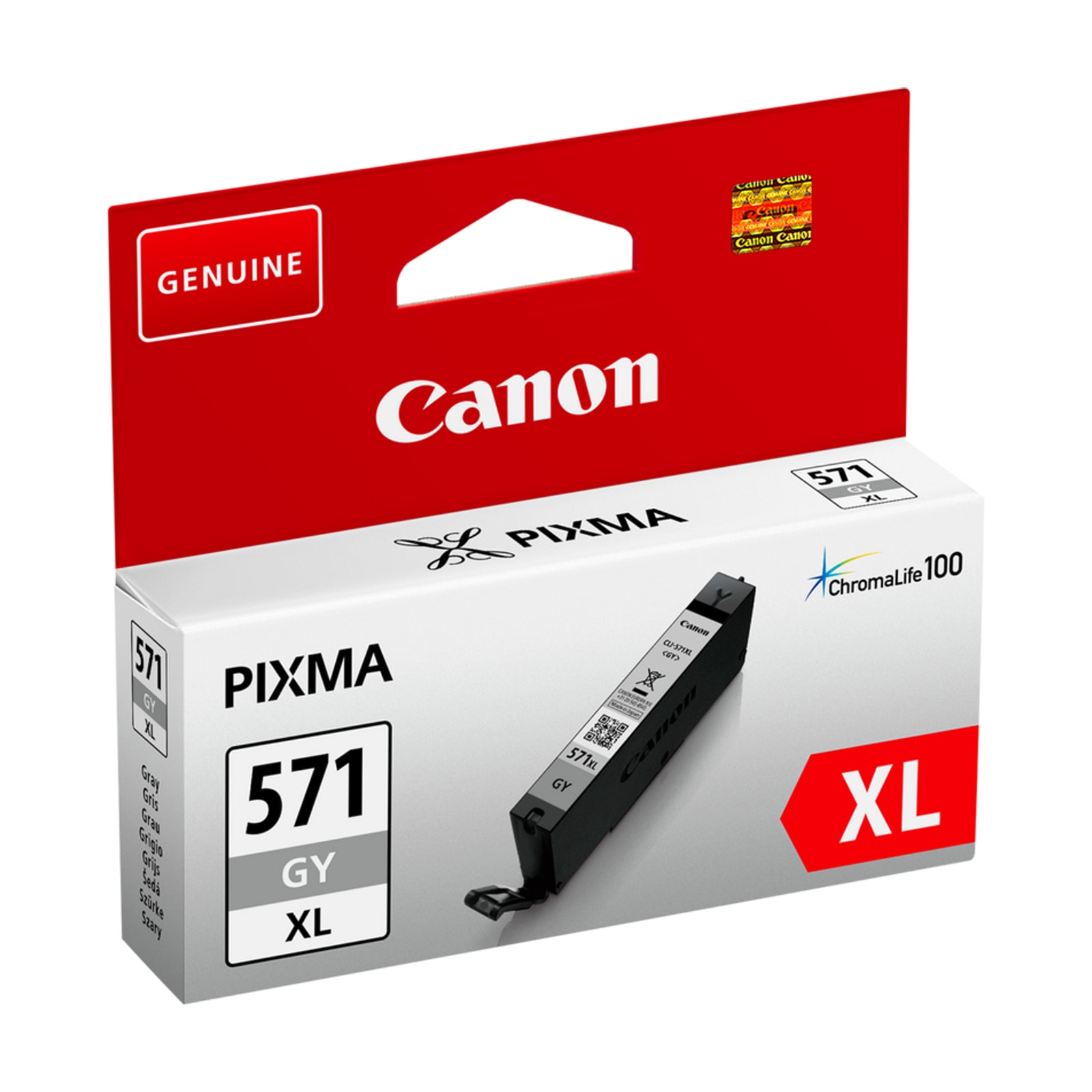 Acheter Cartouche d'encre grise haut rendement Canon CLI-571XL — Boutique Canon France