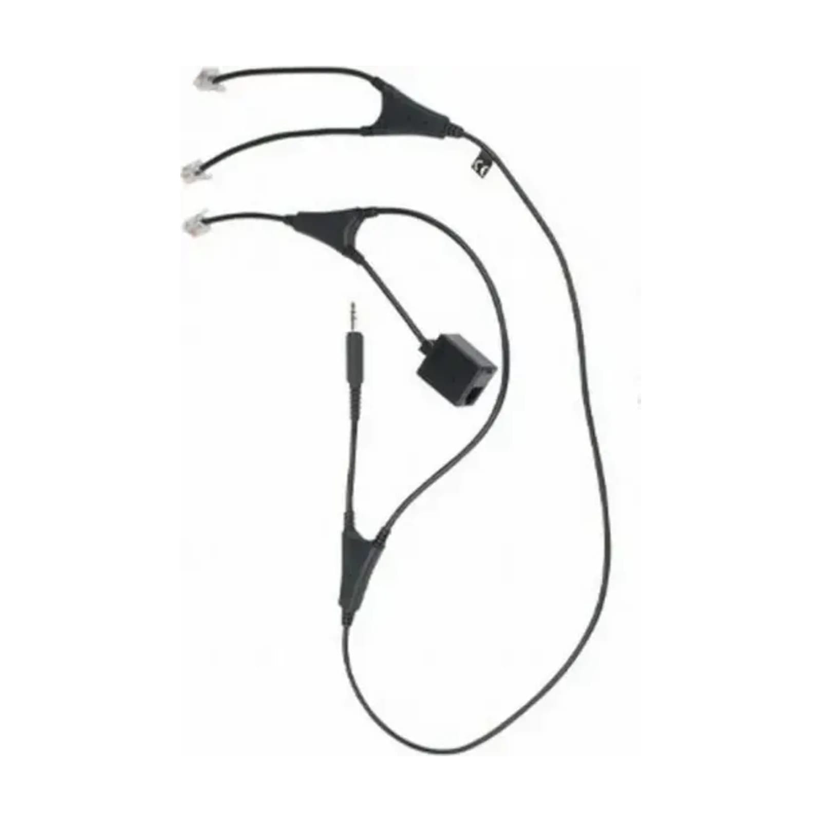 Adaptateur Jabra 14201-36 sans fil Bluetooth Contrôle EHS pour téléphones Alcatel Noir | PcComponentes.fr
