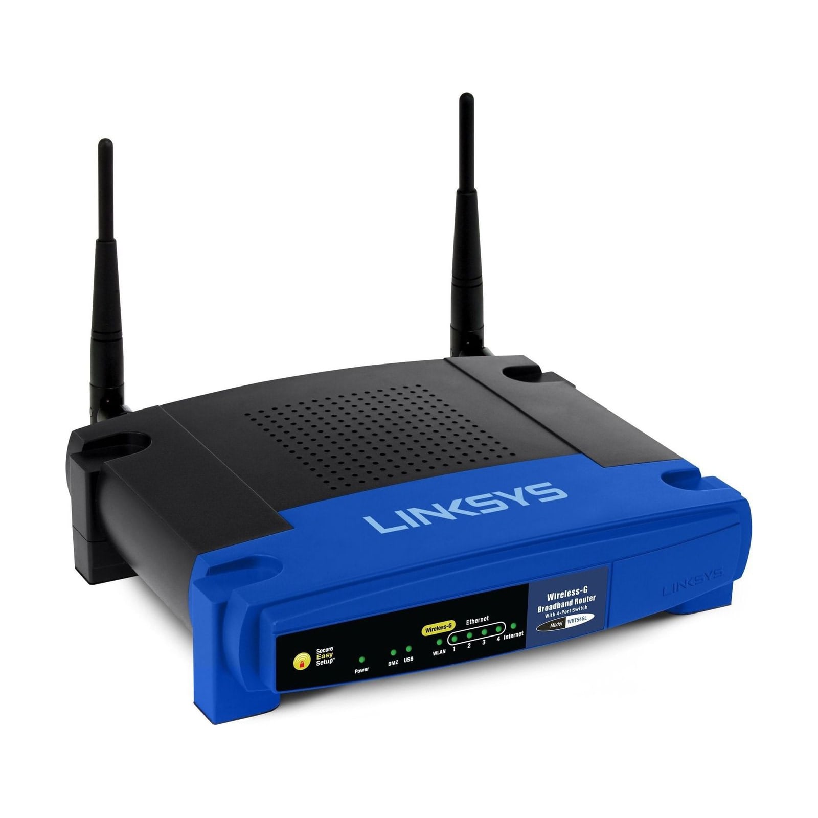Linksys WRT54GL Routeur sans fil Wifi 54G Open source avec switch 4 ports