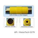 Male 8-Pin S-Video to Composite Video Adapter RCA Female: Amazon.de: Electronics & Photo