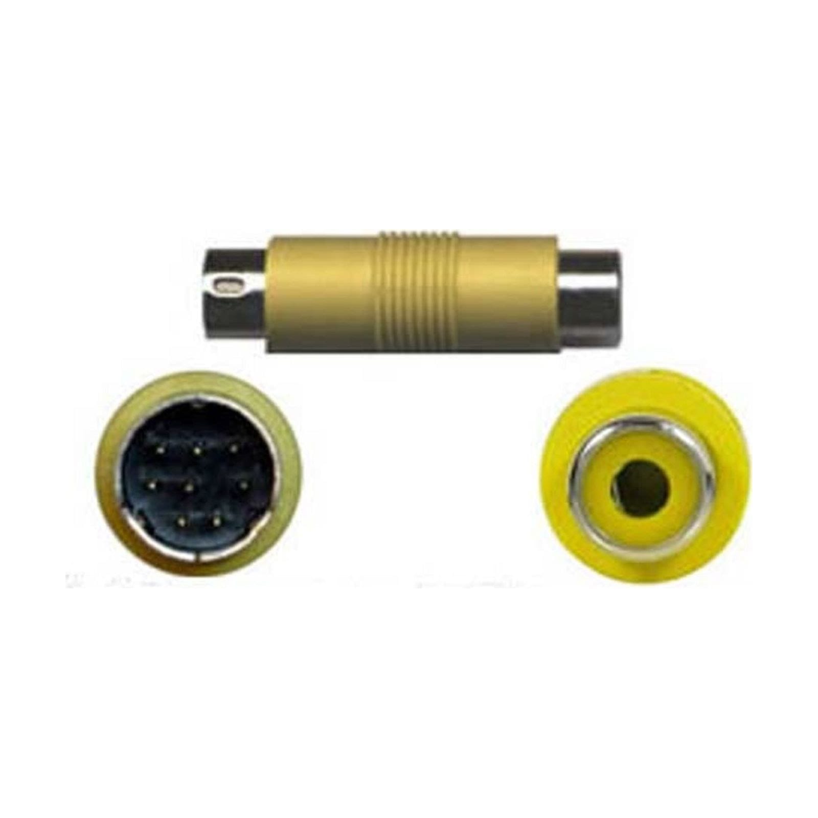 Male 8-Pin S-Video to Composite Video Adapter RCA Female: Amazon.de: Electronics & Photo Male 8-Pin S-Video to Composite Video Adapter RCA Female: Amazon.de: Electronics & Photo